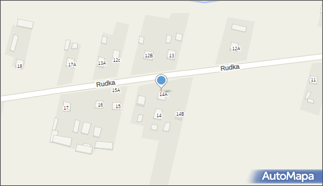 Rudka, Rudka, 14c, mapa Rudka