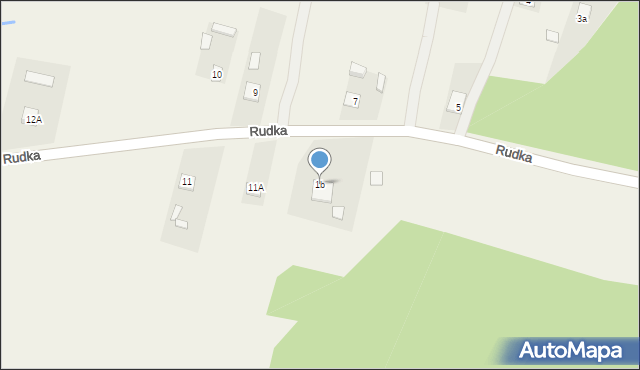 Rudka, Rudka, 1b, mapa Rudka