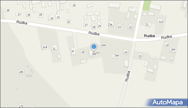 Rudka, Rudka, 24c, mapa Rudka