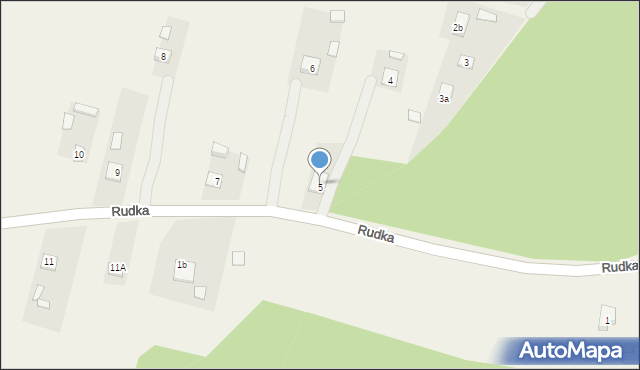 Rudka, Rudka, 5, mapa Rudka