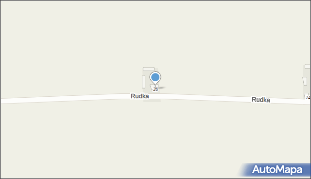 Rudka, Rudka, 26, mapa Rudka