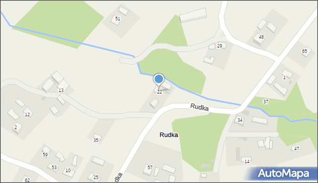 Rudka, Rudka, 22, mapa Rudka