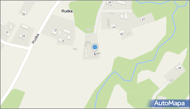 Rudka, Rudka, 54, mapa Rudka