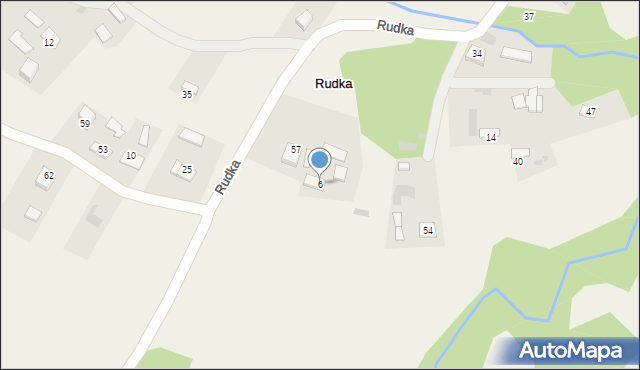 Rudka, Rudka, 6, mapa Rudka