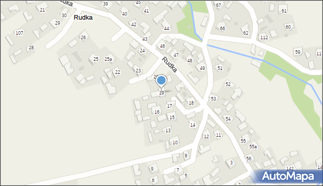 Rudka, Rudka, 19, mapa Rudka