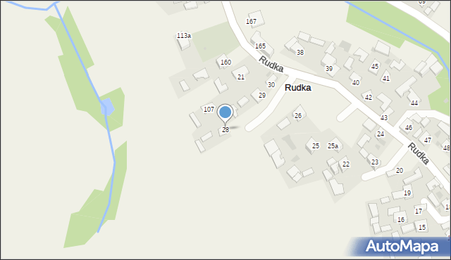 Rudka, Rudka, 28, mapa Rudka