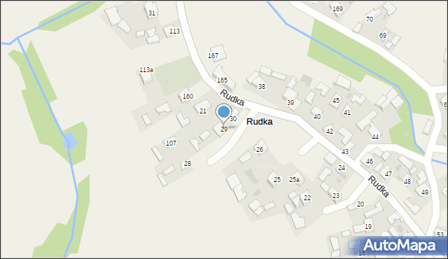 Rudka, Rudka, 29, mapa Rudka