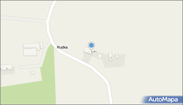 Rudka, Rudka, 2, mapa Rudka