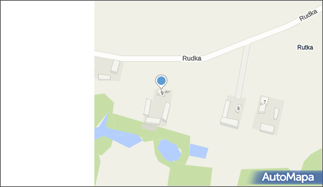 Rudka, Rudka, 9, mapa Rudka