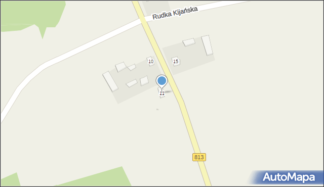 Rudka Kijańska, Rudka Kijańska, 11, mapa Rudka Kijańska