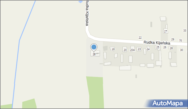 Rudka Kijańska, Rudka Kijańska, 18, mapa Rudka Kijańska