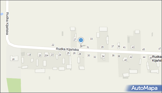 Rudka Kijańska, Rudka Kijańska, 29, mapa Rudka Kijańska