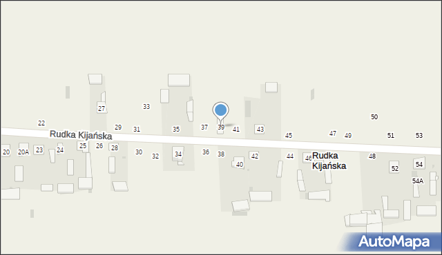 Rudka Kijańska, Rudka Kijańska, 39, mapa Rudka Kijańska