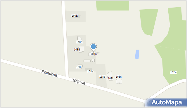 Rudka Kozłowiecka, Rudka Kozłowiecka, 168C, mapa Rudka Kozłowiecka