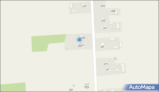Rudka Kozłowiecka, Rudka Kozłowiecka, 192C, mapa Rudka Kozłowiecka
