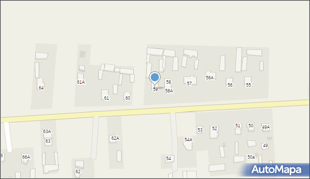 Rudka Kozłowiecka, Rudka Kozłowiecka, 59, mapa Rudka Kozłowiecka