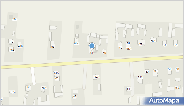 Rudka Kozłowiecka, Rudka Kozłowiecka, 61, mapa Rudka Kozłowiecka