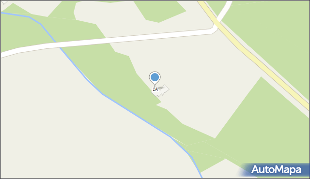 Rudka Łowiecka, Rudka Łowiecka, 1A, mapa Rudka Łowiecka