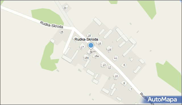 Rudka-Skroda, Rudka-Skroda, 26, mapa Rudka-Skroda