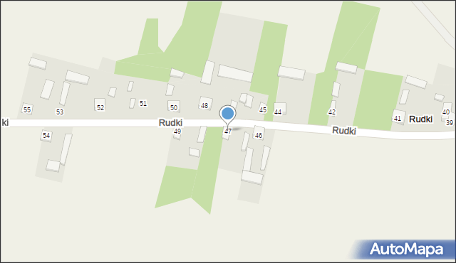 Rudki, Rudki, 47, mapa Rudki