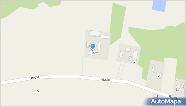 Rudki, Rudki, 16, mapa Rudki