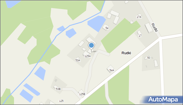 Rudki, Rudki, 53, mapa Rudki