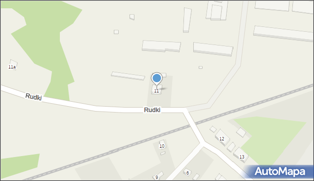 Rudki, Rudki, 11, mapa Rudki