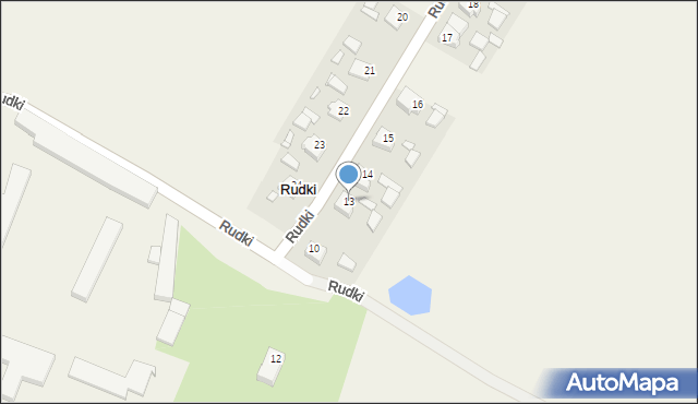 Rudki, Rudki, 13, mapa Rudki