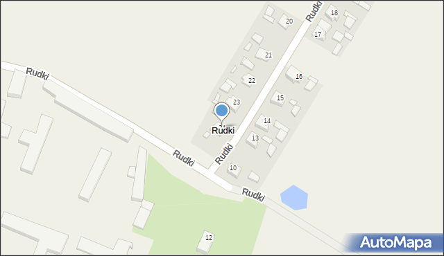 Rudki, Rudki, 24, mapa Rudki