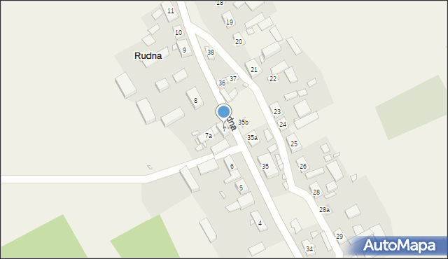 Rudna, Rudna, 7, mapa Rudna