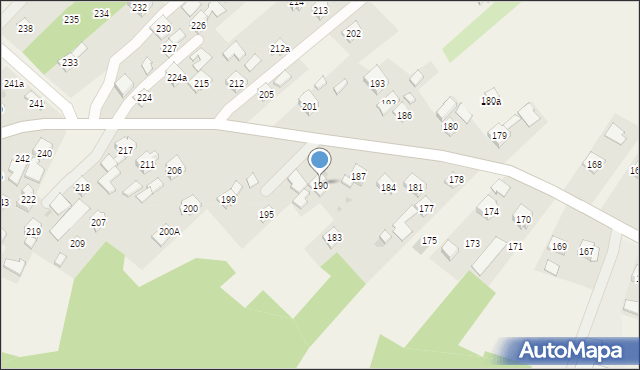 Rudna Mała, Rudna Mała, 190, mapa Rudna Mała