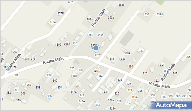 Rudna Mała, Rudna Mała, 351, mapa Rudna Mała