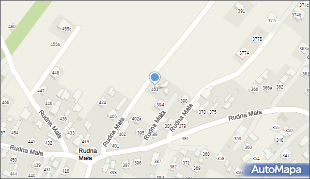 Rudna Mała, Rudna Mała, 403, mapa Rudna Mała