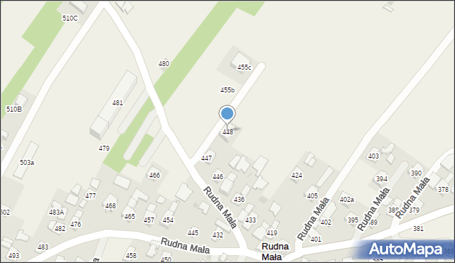 Rudna Mała, Rudna Mała, 448, mapa Rudna Mała