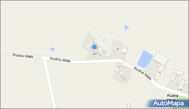 Rudna Mała, Rudna Mała, 2A, mapa Rudna Mała