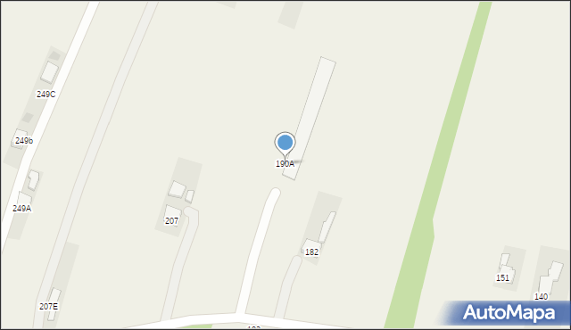 Rudna Wielka, Rudna Wielka, 190A, mapa Rudna Wielka