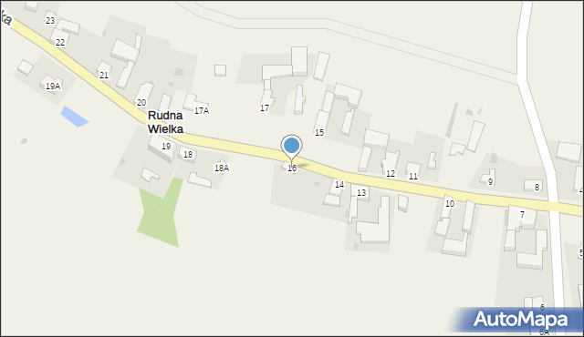 Rudna Wielka, Rudna Wielka, 16, mapa Rudna Wielka