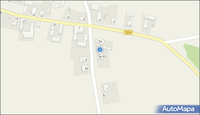 Rudna Wielka, Rudna Wielka, 5, mapa Rudna Wielka