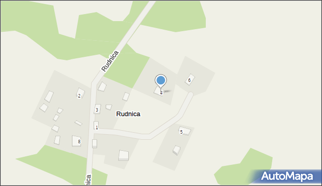 Rudnica, Rudnica, 4, mapa Rudnica