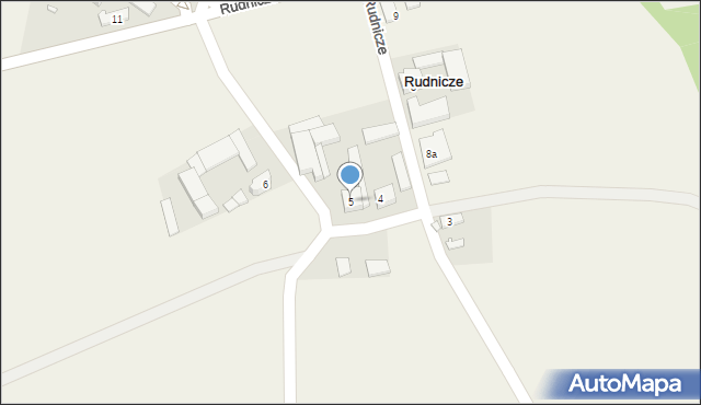 Rudnicze, Rudnicze, 5, mapa Rudnicze