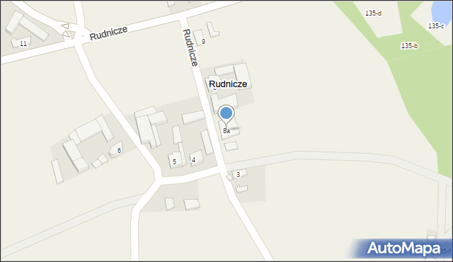 Rudnicze, Rudnicze, 8a, mapa Rudnicze