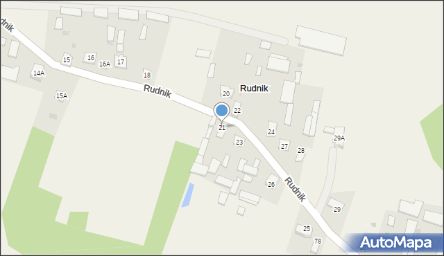 Rudnik, Rudnik, 21, mapa Rudnik