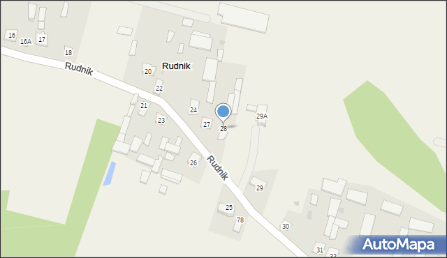 Rudnik, Rudnik, 28, mapa Rudnik