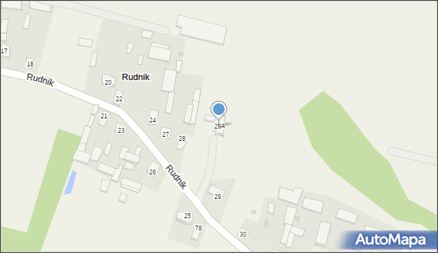 Rudnik, Rudnik, 29A, mapa Rudnik