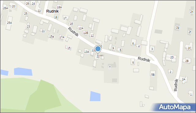 Rudnik, Rudnik, 11, mapa Rudnik