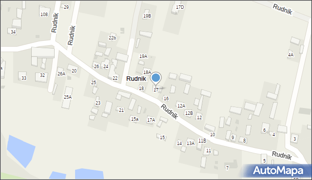 Rudnik, Rudnik, 17, mapa Rudnik