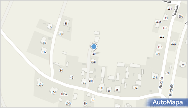Rudnik, Rudnik, 40, mapa Rudnik