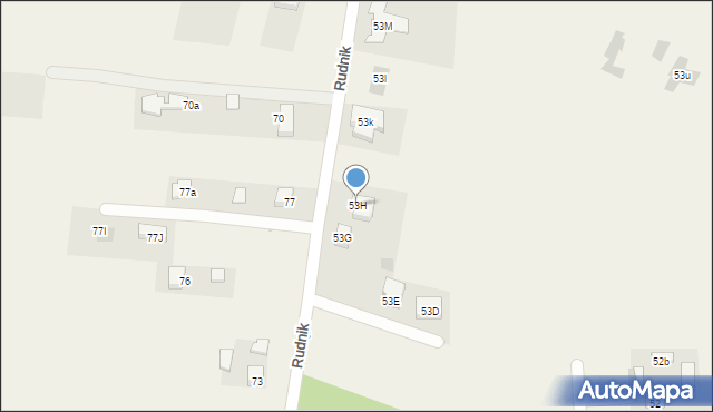 Rudnik, Rudnik, 53H, mapa Rudnik