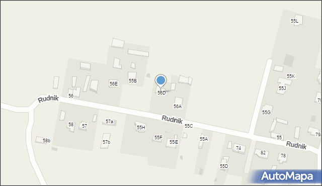 Rudnik, Rudnik, 56D, mapa Rudnik