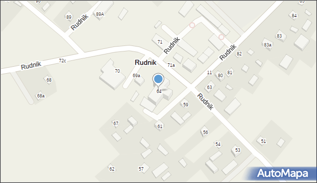 Rudnik, Rudnik, 64, mapa Rudnik